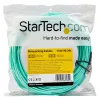 StarTech.com 15m (50ft) LC/UPC-LC/UPC OM3 daudzmodu optiskā šķiedras kabelis, pilns duplekss 50/125µm, 100G, zems ievietošanas zudums, LSZH