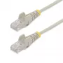 StarTech.com 1 m CAT6 kabelis - Slikts - Bezķēdes RJ45 savienotāji - Pelēks