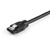 StarTech.com 0,3 m Apaļš SATA kabelis, 0,3 m, SATA III, SATA 7-pin, SATA 7-pin, Tēviņš/Tēviņš, Melns