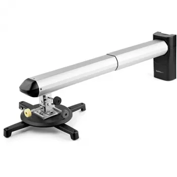 StarTech.com universāls projektora sienas stiprinājums – īsā un ultrīsā fokusa projektoriem līdz 15 kg – slīpums/griešanās/rotācija – regulējams 420–705 mm no sienas – TAA