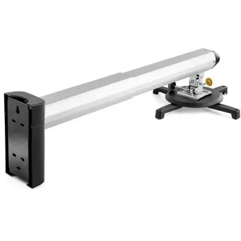 StarTech.com universāls projektora sienas stiprinājums – īsā un ultrīsā fokusa projektoriem līdz 15 kg – slīpums/griešanās/rotācija – regulējams 420–705 mm no sienas – TAA