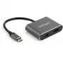 StarTech.com USB-C daudzportu video adapteris - 4K 60Hz USB-C uz HDMI 2.0 vai Mini DisplayPort 1.2 monitora adapteris - USB Type-C 2-in-1 displeja pārveidotājs HDMI/MDP HBR2 HDR - TB3 saderīgs