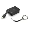 StarTech.com kompakts USB-C uz HDMI adapteris - 4K 30Hz USB Type-C uz HDMI video displeja pārveidotājs ar atslēgu gredzenu - USB-C DP Alt Mode uz HDMI monitora dongle - Thunderbolt 3 saderīgs