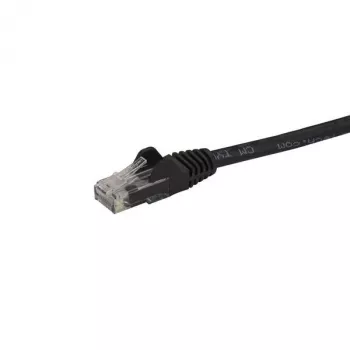 StarTech.com 7,5 m CAT6 Ethernet kabelis - Melns CAT 6 Gigabitu Ethernet vads - 250 MHz 100 W PoE RJ45 UTP tīkla/savienojuma vads bez aizķeršanās ar sprieguma mazinātāju, individuāli testēts