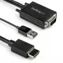 StarTech.com 2m VGA–HDMI pārveidotāja kabelis ar USB audio atbalstu un barošanu - Analogais–digitālais video adapteris VGA datora savienošanai ar HDMI displeju - 1080p vīriešu–vīriešu monitora kabelis