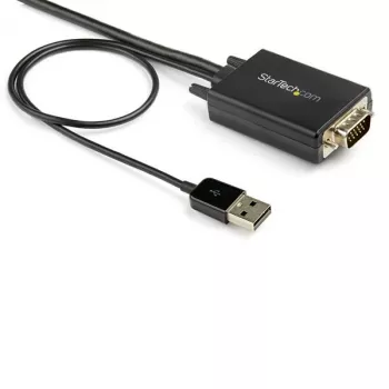 StarTech.com 2m VGA–HDMI pārveidotāja kabelis ar USB audio atbalstu un barošanu - Analogais–digitālais video adapteris VGA datora savienošanai ar HDMI displeju - 1080p vīriešu–vīriešu monitora kabelis