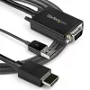StarTech.com 2m VGA–HDMI pārveidotāja kabelis ar USB audio atbalstu un barošanu - Analogais–digitālais video adapteris VGA datora savienošanai ar HDMI displeju - 1080p vīriešu–vīriešu monitora kabelis