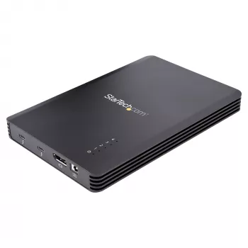 StarTech.com 4 vietu Thunderbolt 3 NVMe korpuss M.2 NVMe SSD diskiem, 1x DisplayPort / 2x TB3 lejupstraumes porti, 40Gbps, 72W barošanas bloks