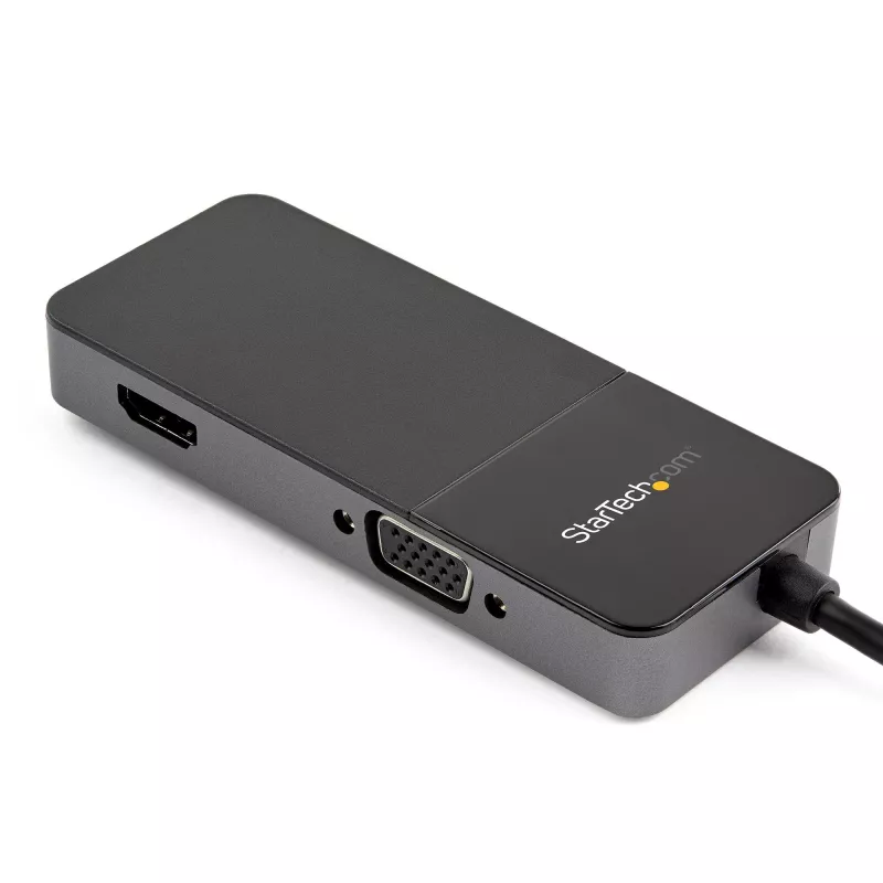 StarTech.com USB 3.0 uz HDMI un VGA adapteris - 4K/1080p USB Type-A divu monitoru daudzportu adapteris - ārējā video karte vairākiem ekrāniem