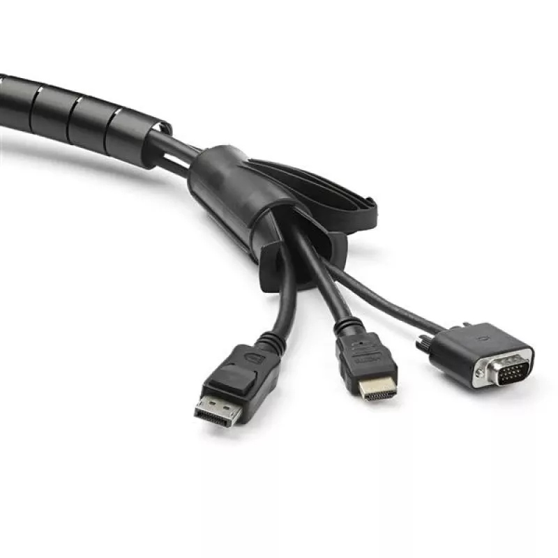 StarTech.com 2.5 m kabeļu pārvalks - spirālveida - 45 mm diametrs