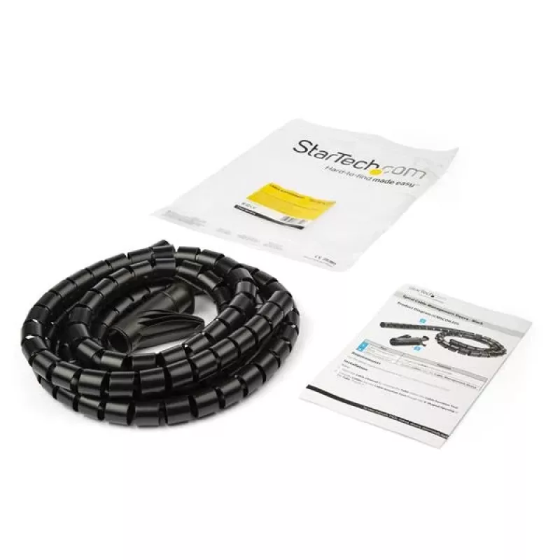 StarTech.com 2.5 m kabeļu pārvalka spirālveida uzmava - 25 mm diametrs