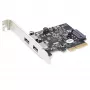 StarTech.com 2-portu USB PCIe karte ar 10Gbps/portu - USB 3.1/3.2 Gen 2 Type-A PCI Express 3.0 x2 resursdatora kontrollera paplašināšanas karte - pilna/zema profila - Windows un Linux