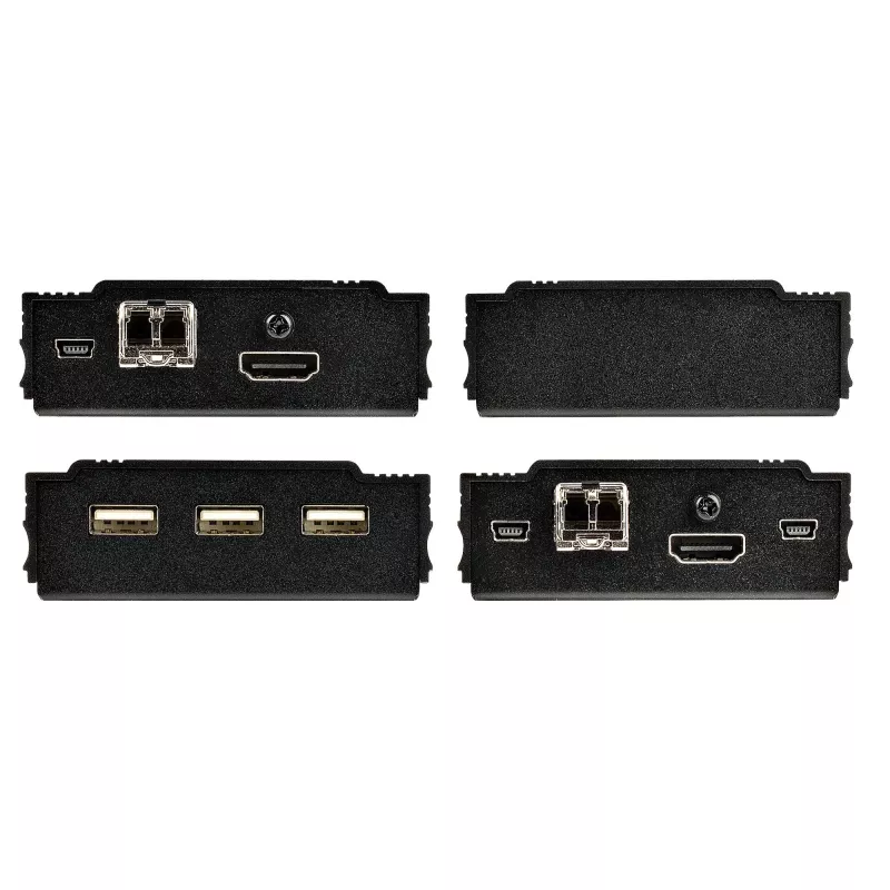 StarTech.com 4K HDMI KVM pagarinātājs pa optisko šķiedru - HDMI video un USB attālināts KVM slēdža/konsoles pagarinātājs - līdz 300m (MultiMode) - 2x 10G MMF SFP+ moduļi - KVM pagarināšanas komplekts (TX/RX)