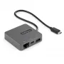 StarTech.com USB-C daudzportu adapteris - USB 3.1 Gen 2 Type-C mini doks - USB-C uz 4K HDMI vai 1080p VGA video - 10Gbps USB-A USB-C, GbE - pārnēsājams ceļojumu klēpjdatora doks - darbojas ar Thunderbolt 3