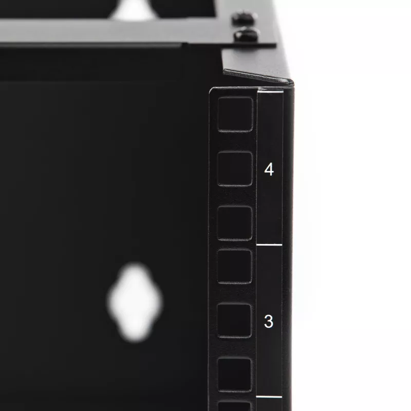 StarTech.com 4U sienas stiprinājuma tīkla plaukts - 14 collas dziļš (zems profils) - 19 collu sadales paneļa kronšteins seklajiem serveriem un IT aprīkojumam, tīkla slēdžiem - 20 kg svara ietilpība, melns