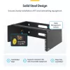 StarTech.com 4U sienas stiprinājuma tīkla plaukts - 14 collas dziļš (zems profils) - 19 collu sadales paneļa kronšteins seklajiem serveriem un IT aprīkojumam, tīkla slēdžiem - 20 kg svara ietilpība, melns