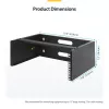StarTech.com 4U sienas stiprinājuma tīkla plaukts - 14 collas dziļš (zems profils) - 19 collu sadales paneļa kronšteins seklajiem serveriem un IT aprīkojumam, tīkla slēdžiem - 20 kg svara ietilpība, melns