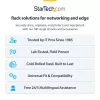 StarTech.com 4U sienas stiprinājuma tīkla plaukts - 14 collas dziļš (zems profils) - 19 collu sadales paneļa kronšteins seklajiem serveriem un IT aprīkojumam, tīkla slēdžiem - 20 kg svara ietilpība, melns
