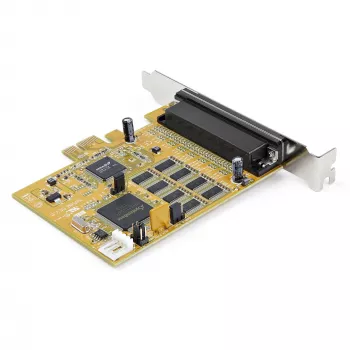StarTech.com 8-portu PCI Express RS232 seriālā adaptera karte, PCIe RS232 seriālā karte, 16C1050 UART, daudzportu seriālā DB9 kontrollera/paplašināšanas karte, 15kV ESD aizsardzība, tikai Windows - TAA
