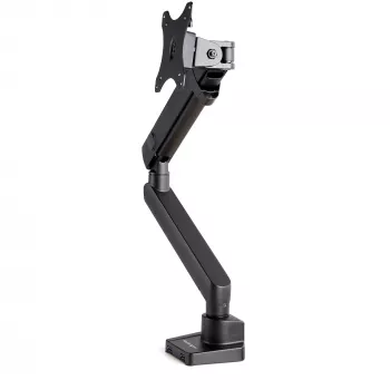 StarTech.com ARMSLIM2USB3 Galda monitora stiprinājums ar 2x USB 3.0 portiem, pilnas kustības viena monitora kronšteins, līdz 34 collām (8 kg), VESA, skavas/cauruma stiprinājums, mehāniskā atspere