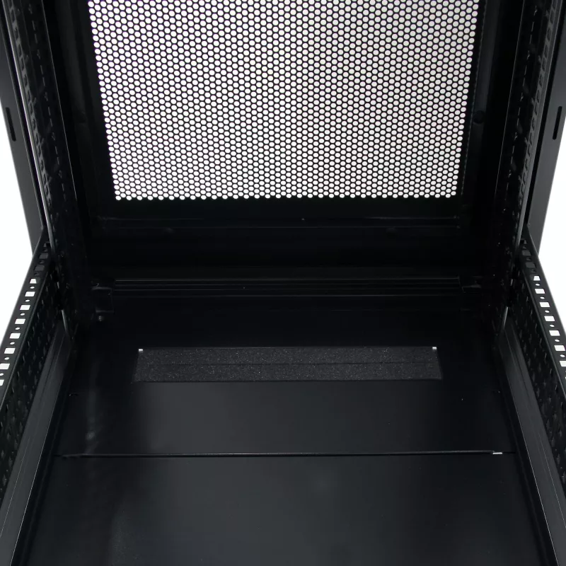 StarTech.com 4-Post 32U servera skapis, slēdzams 19 inch datu skapis datoru/AV/IT aprīkojumam, biroja/mājas tīkla skapis ar riteņiem un regulējamām montāžas sliedēm