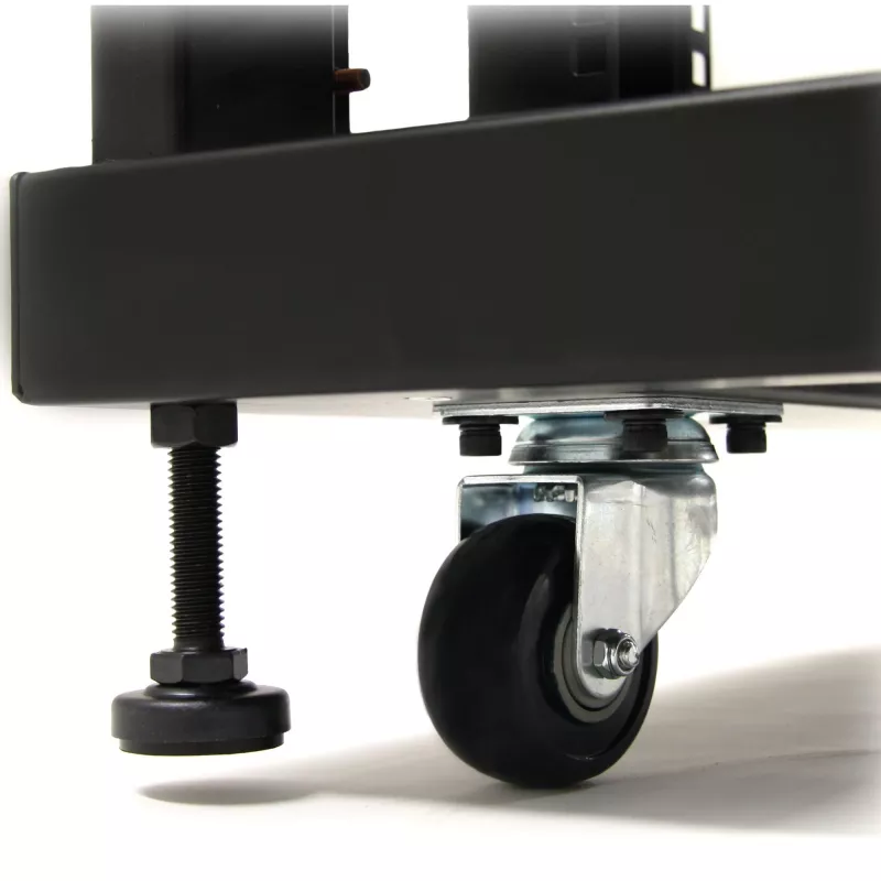 StarTech.com 4-Post 32U servera skapis, slēdzams 19 inch datu skapis datoru/AV/IT aprīkojumam, biroja/mājas tīkla skapis ar riteņiem un regulējamām montāžas sliedēm