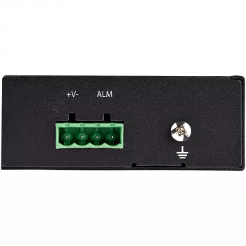 StarTech.com PoE+ Industriālais optiskās šķiedras tīkla pārveidotājs 60W - SFP uz RJ45 - Vienmoda/Daudzmoda optika uz vara Gigabit Ethernet - Kompakts izmērs - IP30 / -40 līdz +75°C