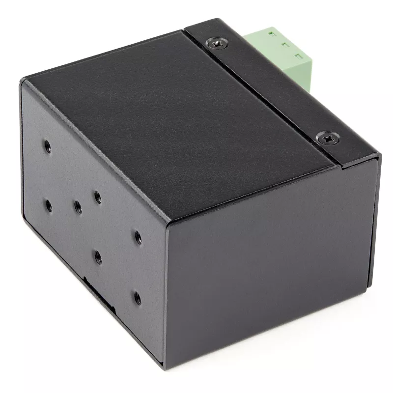 StarTech.com Industriālais optiskās šķiedras uz Ethernet tīkla pārveidotājs - 100Mbps SFP uz RJ45/Cat6 - Vienmodas/Daudzmodu optiskā šķiedra uz vara tīklu - 12-56V DC - IP-30 / -40 līdz +75°C