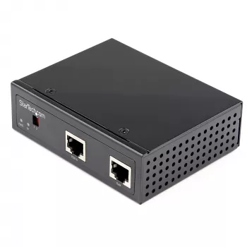 StarTech.com Rūpnieciskais Gigabitu PoE Sadalītājs - 90W Augstas Jaudas PoE+++ Sadalītājs - 12-48V DC Sadalītājs 802.3bt - LAN/RJ45 Ultra PoE uz Līdzstrāvas Adapteris - -40°C līdz +75°C