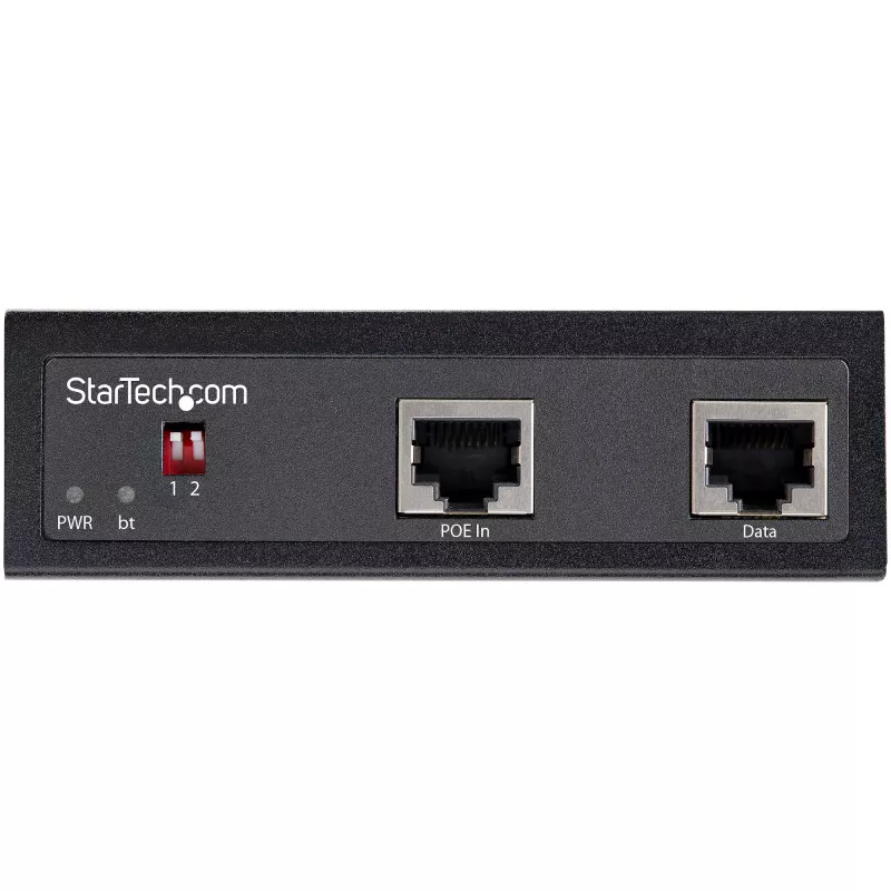 StarTech.com Rūpnieciskais Gigabitu PoE Sadalītājs - 90W Augstas Jaudas PoE+++ Sadalītājs - 12-48V DC Sadalītājs 802.3bt - LAN/RJ45 Ultra PoE uz Līdzstrāvas Adapteris - -40°C līdz +75°C