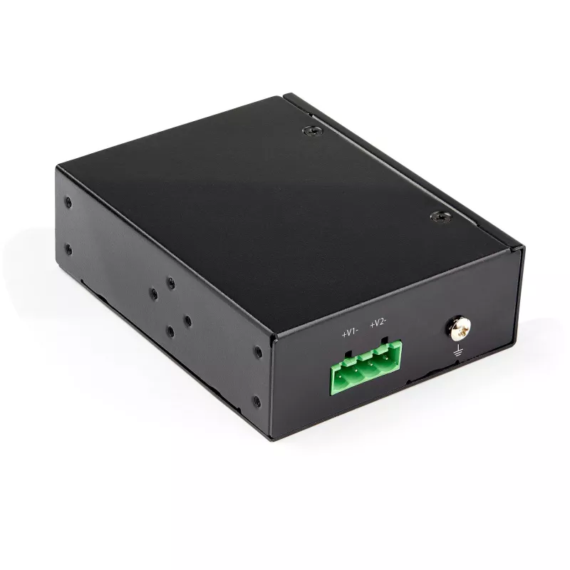 StarTech.com Rūpnieciskais Gigabitu PoE Sadalītājs - 90W Augstas Jaudas PoE+++ Sadalītājs - 12-48V DC Sadalītājs 802.3bt - LAN/RJ45 Ultra PoE uz Līdzstrāvas Adapteris - -40°C līdz +75°C