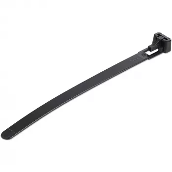 StarTech.com 5 collu (12 cm) atkārtoti lietojamas kabeļu saites - 1/4 collu (7 mm) platas, 1-1/8 collu (30 mm) saišķa diametrs, 50 mārciņu (22 kg) stiepes izturība, atbrīvojamas neilona saites, iekštelpām/ārtelpām, 94V-2/UL sertificēts, 100 iepakojums - m