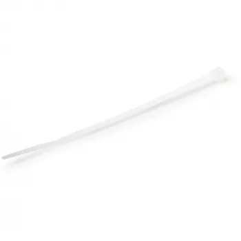 StarTech.com 4 collu (10 cm) kabeļu saites - 1/16 collu (2 mm) platas, 7/8 collu (22 mm) saišķa diametrs, 18 lb (8 kg) stiepes izturība, neilona pašbloķējošās rāvējslēdzējsaites ar izliektu galu - 94V-2/UL sertificēts, 1000 iepakojumā - baltas