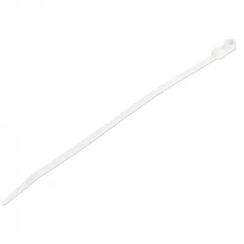 StarTech.com 8 collu (20 cm) kabeļu saites ar montāžas caurumu - 1/8 collu (4 mm) platas, 2 collu (52 mm) saišķa diametrs, 50 mārciņu (22 kg) stiepes izturība, Nylon 66 pašbloķējošās saites ar skrūves caurumu, UL sertificēts, 100 iepakojumā