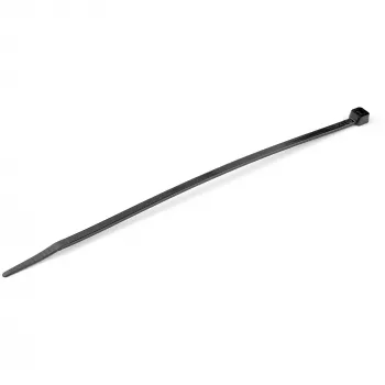 StarTech.com 8 inch (20 cm) kabeļu saites - 4 mm platas, 55 mm saišķa diametrs, 22 kg stiepes izturība, neilona pašbloķējošās saites ar izliektu galu - 94V-2/UL sertificēts, 100 gab. iepakojums - Melnas