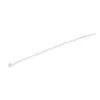 StarTech.com 100 gab. 6 collu (15 cm) kabeļu saites - 1/8 collu (3,6 mm) platas, 1-3/8 collu (39 mm) saišķa diametrs, 40 mārciņu (18 kg) stiepes izturība, neilona pašbloķējošās rāvējsaites ar izliektu galu, UL sarakstā, baltas - TAA