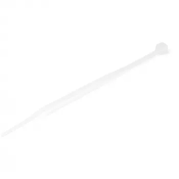 StarTech.com 4 collu (10 cm) kabeļu saites - 1/16 collas (2 mm) platas, 7/8 collas (22 mm) saišķa diametrs, 18 mārciņu (8 kg) stiepes izturība, neilona pašbloķējošās rāvējsaites ar izliektu galu - 94V-2/UL sertificētas, 100 iepakojumā, baltas