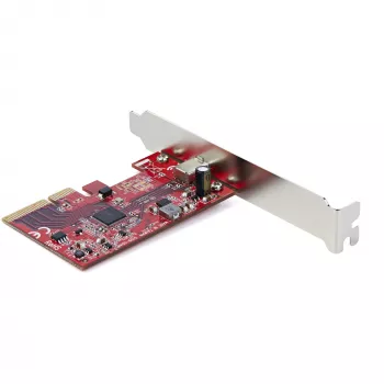 StarTech.com 1-Port USB 3.2 Gen 2x2 PCIe karte, USB-C 20Gbps SuperSpeed PCI Express 3.0 x4 kontrollera karte, USB Type-C adaptera karte, tikai dati, Windows/macOS/Linux, TAA