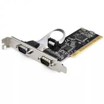 StarTech.com PCI seriālā un paralēlā kombinētā karte ar diviem seriālajiem RS232 portiem (DB9) un vienu paralēlo LPT portu (DB25) - PCI kombinētā adaptera karte - PCI paplašinājuma kartes kontrolieris - PCI printera karte