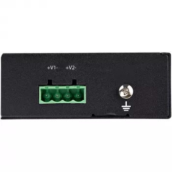 StarTech.com Rūpnieciskais Gigabitu Ethernet PoE Inžektors - 30W 802.3at PoE+ 48V-56V DC DIN Sliežu Barošanas Pār Ethernet Inžektors - -40°C līdz +75°C Kamerām/Sensoriem/WiFi Piekļuves Punktiem