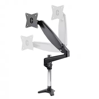 StarTech.com Galda monitora roka vienam VESA displejam līdz 32 collām vai 49 collu īpaši platam 8kg/17.6lb - pilna kustība, šarnīrsavienojums un augstuma regulēšana - C-skava, caurums - viena monitora roka