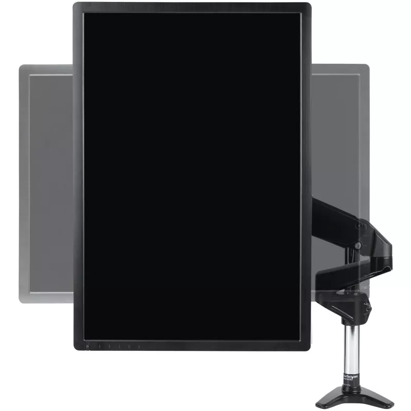 StarTech.com Galda monitora roka vienam VESA displejam līdz 32 collām vai 49 collu īpaši platam 8kg/17.6lb - pilna kustība, šarnīrsavienojums un augstuma regulēšana - C-skava, caurums - viena monitora roka