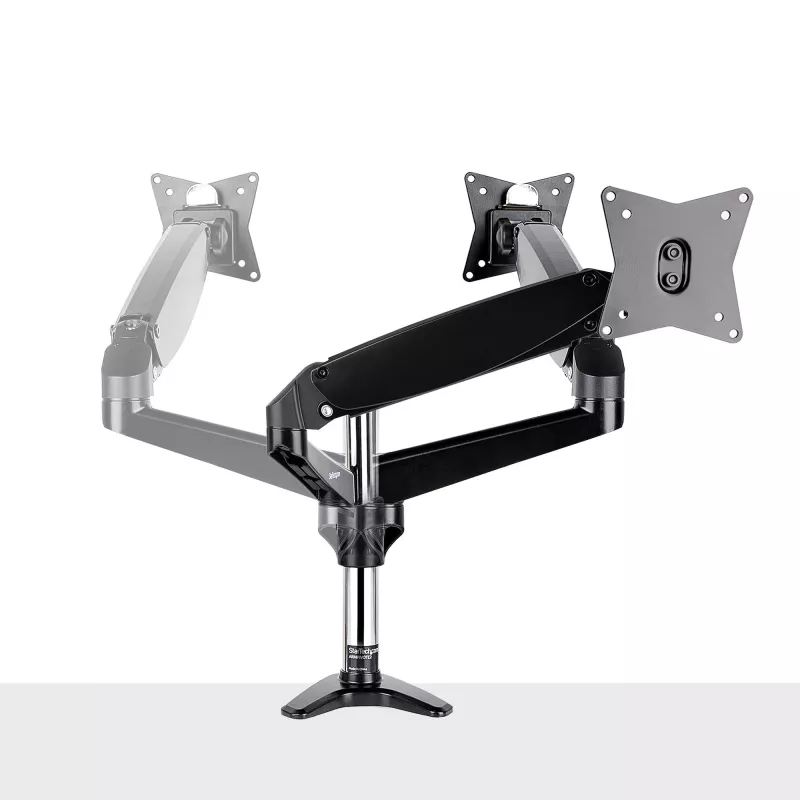 StarTech.com Galda monitora roka vienam VESA displejam līdz 32 collām vai 49 collu īpaši platam 8kg/17.6lb - pilna kustība, šarnīrsavienojums un augstuma regulēšana - C-skava, caurums - viena monitora roka