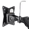 StarTech.com Galda monitora roka vienam VESA displejam līdz 32 collām vai 49 collu īpaši platam 8kg/17.6lb - pilna kustība, šarnīrsavienojums un augstuma regulēšana - C-skava, caurums - viena monitora roka