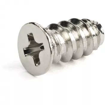 50 gab. M5 pašvītņojošas skrūves datora korpusa ventilatoru montāžai - 10 mm garas - Phillips/plakangalvas - tērauds, cinkotas