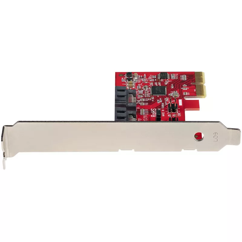 StarTech.com SATA PCIe karte - 2 portu PCIe SATA paplašinājuma karte - 6Gbps - Pilns/Zems profils - PCI Express uz SATA adapteris/kontrolieris - ASM1062R SATA RAID - PCIe uz SATA pārveidotājs