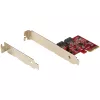StarTech.com SATA PCIe karte - 2 portu PCIe SATA paplašinājuma karte - 6Gbps - Pilns/Zems profils - PCI Express uz SATA adapteris/kontrolieris - ASM1062R SATA RAID - PCIe uz SATA pārveidotājs
