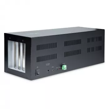 StarTech.com 4-Slotu PCIe Paplašināšanas Korpuss ar PCIe x2 Host Karti, PCIe 2.0 - 10Gbps, Ārējie PCIe Slotji Datoriem/Serveriem, PCI Express Paplašināšanas Kaste/Adapteris, 4 PCIe x1 Slotji