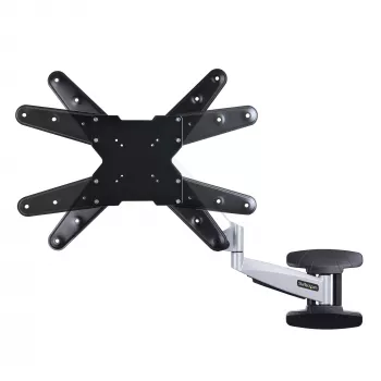 StarTech.com VESA TV sienas kronšteins, pilnībā kustīgs, 23-55 collu displejiem, plāns, iztur līdz 30 kg, izvelkams/sverams/grozāms
