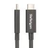 StarTech.com 6ft (2m) aktīvs Thunderbolt 4 kabelis, 40Gbps, 100W enerģijas piegāde, 4K/8K video, Intel sertificēts Thunderbolt kabelis - saderīgs ar USB4/Thunderbolt 4/USB 3.2/USB Type-C/DisplayPort/Thunderbolt 3